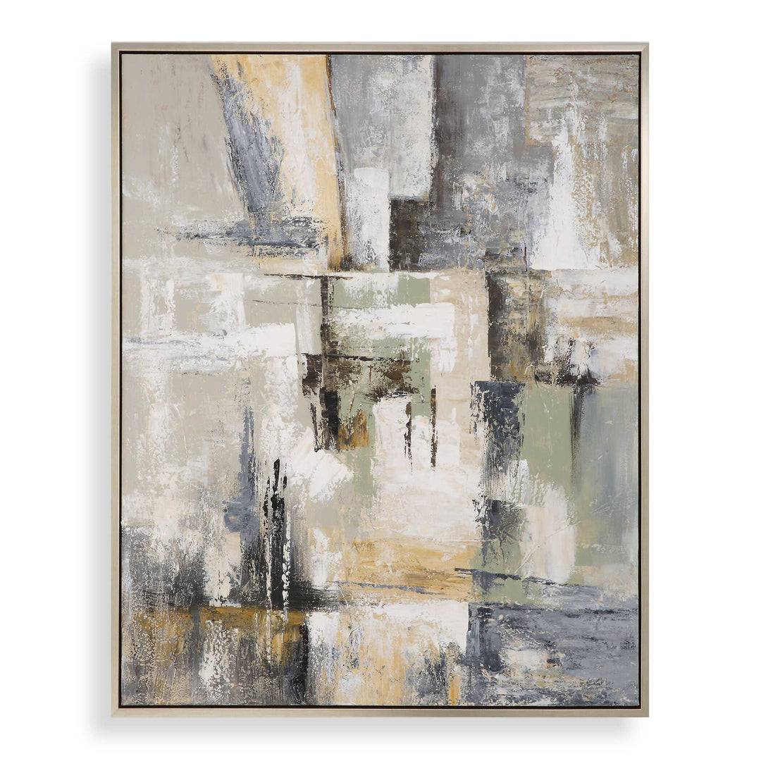 American Home Furniture Uttermost Intuition Hand Painted Abstract Art