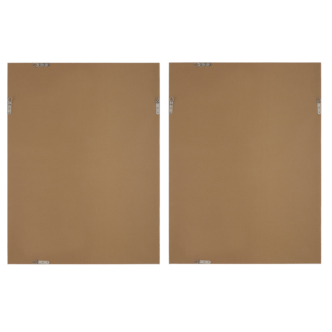 American Home Furniture Uttermost Seabreeze Abstract Framed Canvas Prints Set of 2