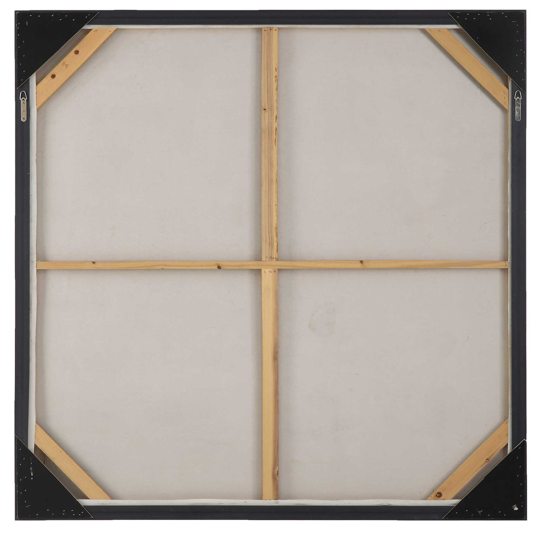 American Home Furniture Uttermost Stacked Against Hand Painted Canvas