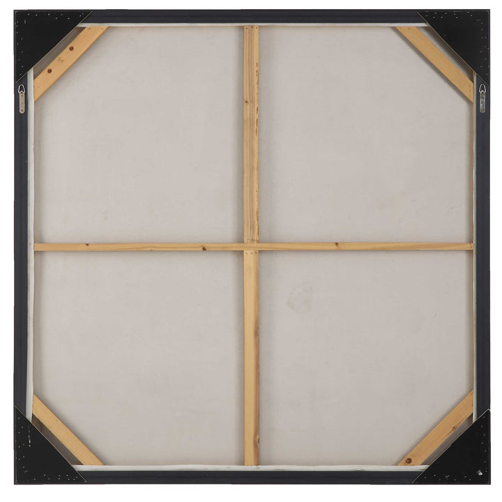 American Home Furniture Uttermost Stacked Against Hand Painted Canvas