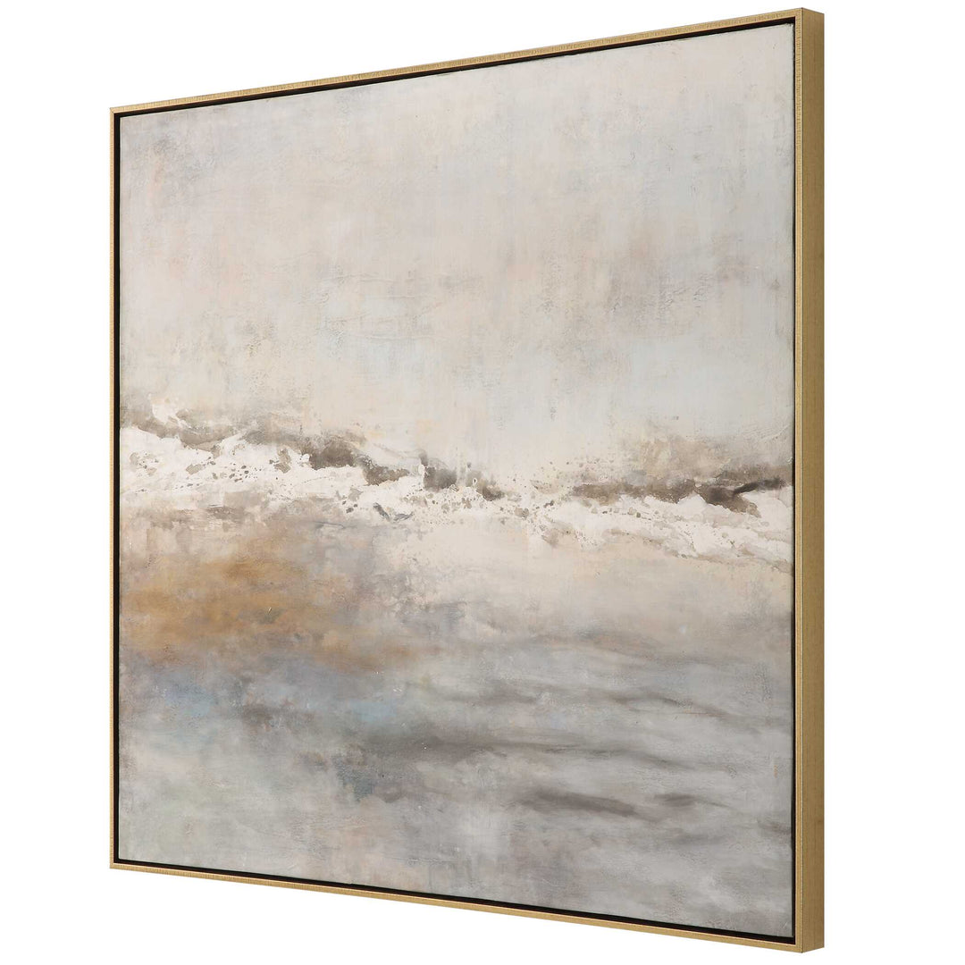 American Home Furniture Uttermost Storm Clouds Abstract Hand Painted Art