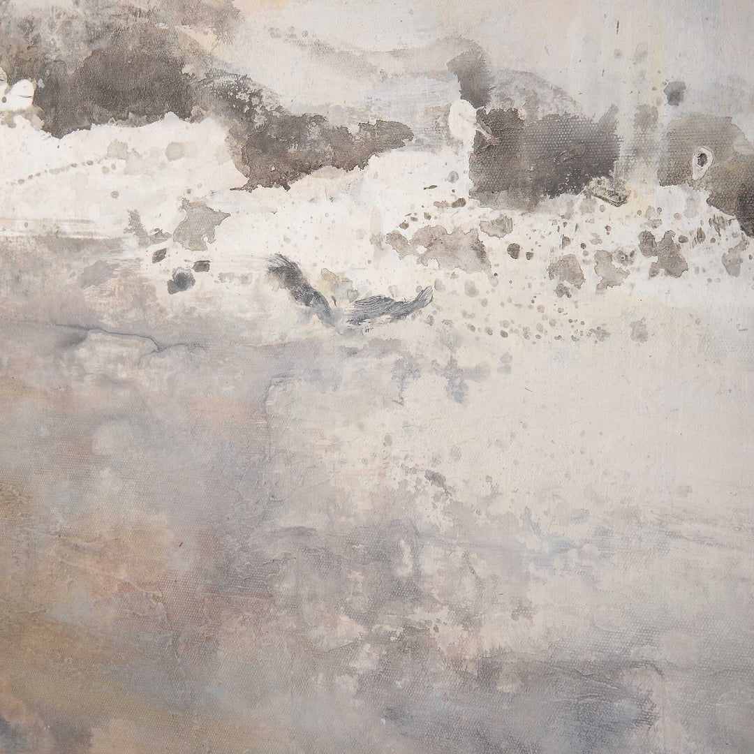 American Home Furniture Uttermost Storm Clouds Abstract Hand Painted Art