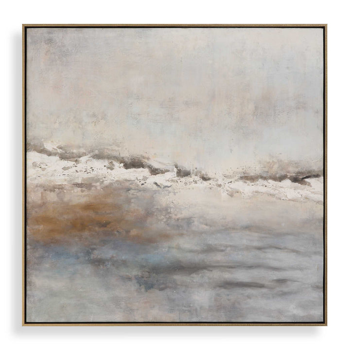 American Home Furniture Uttermost Storm Clouds Abstract Hand Painted Art