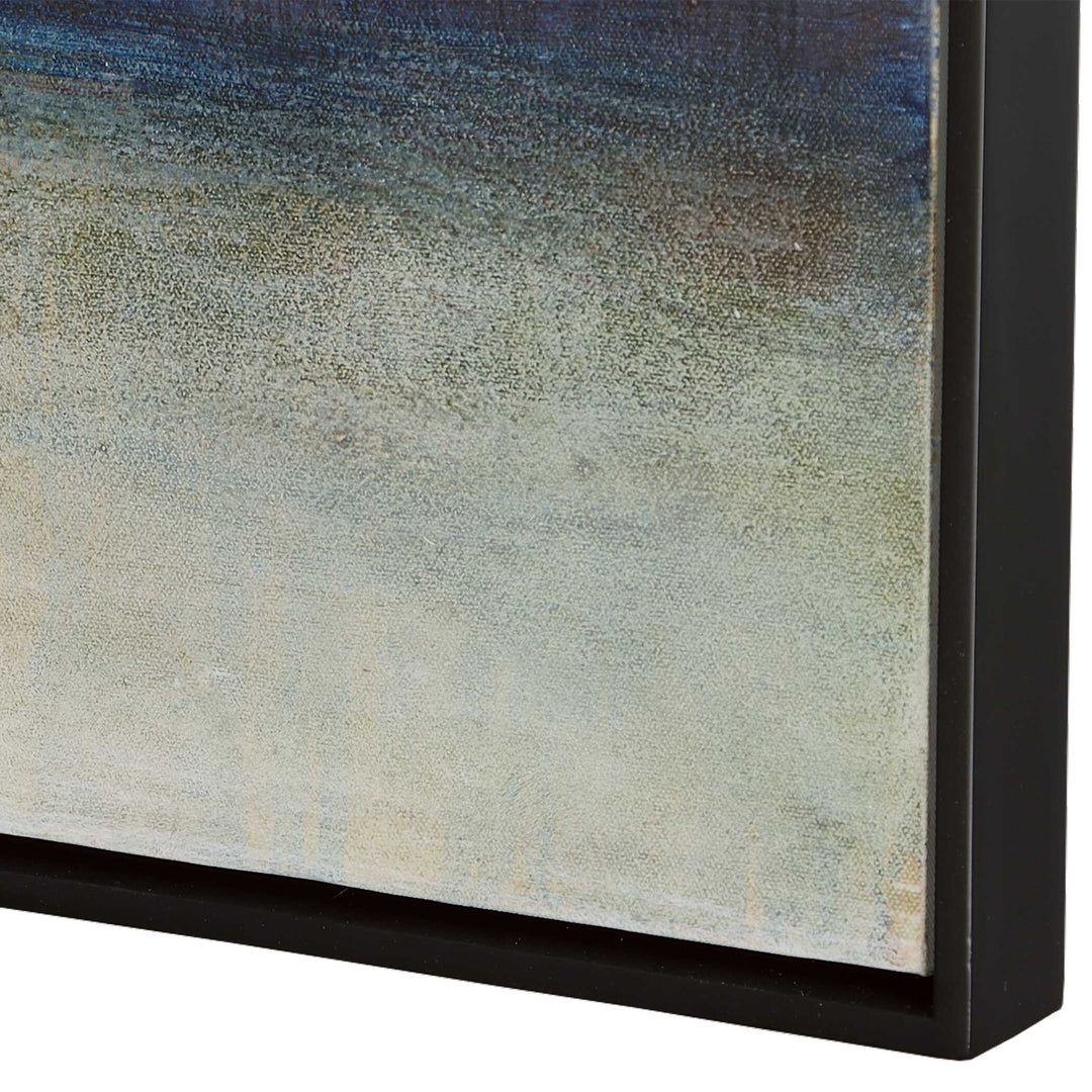 American Home Furniture Uttermost Seafaring Dusk Hand Painted Abstract Art