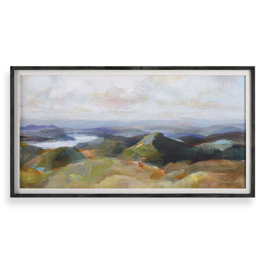 American Home Furniture Uttermost Above The Lakes Framed Landscape Print