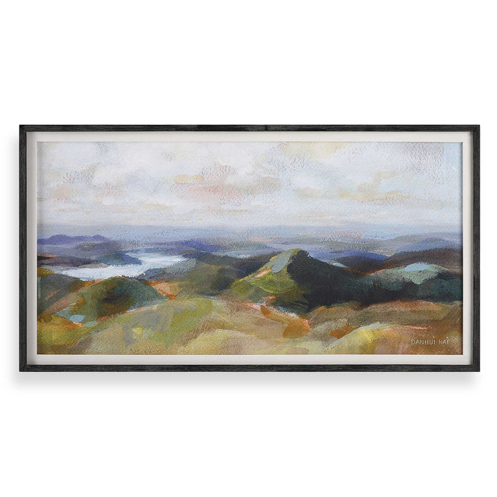American Home Furniture Uttermost Above The Lakes Framed Landscape Print