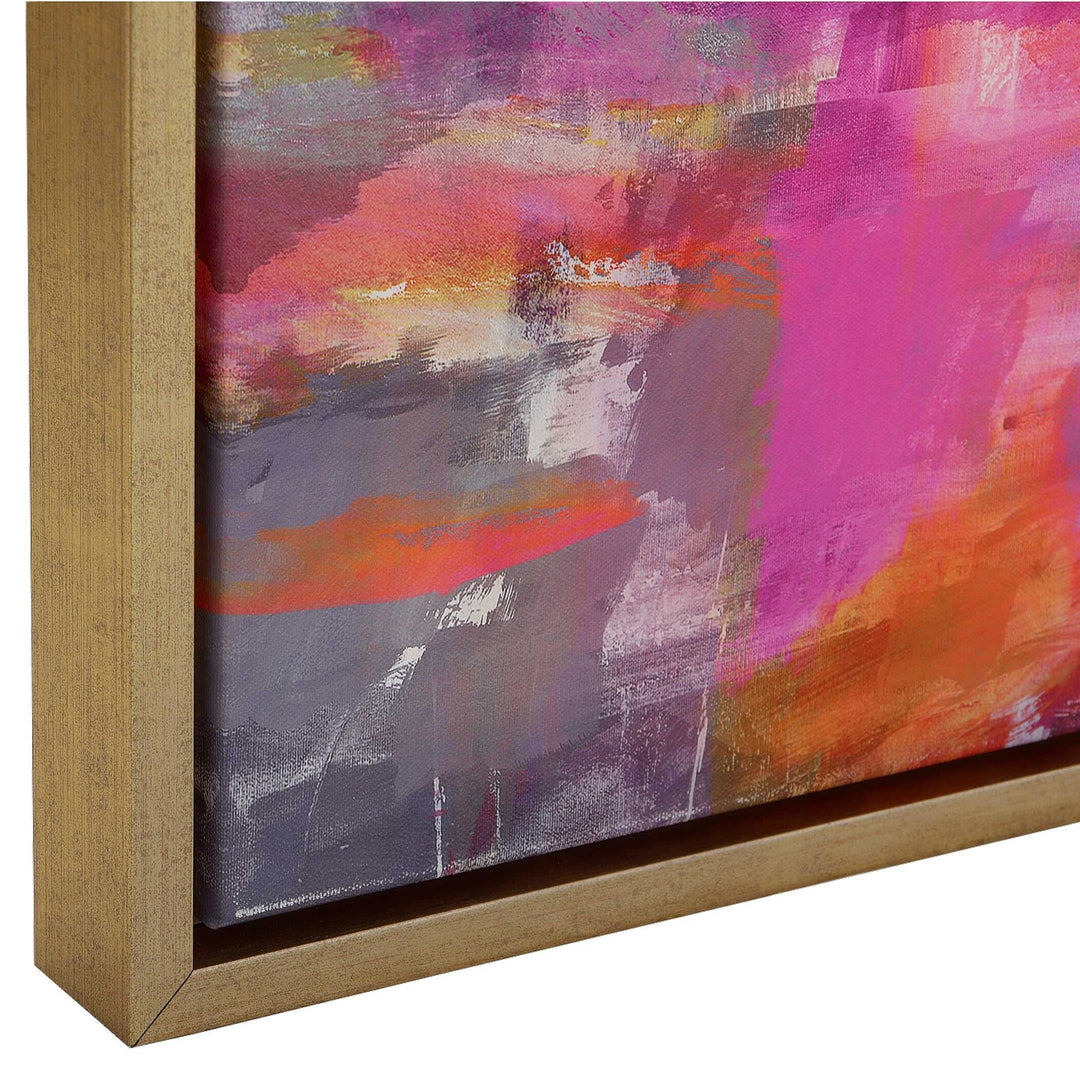 American Home Furniture Uttermost Color Theory Framed Abstract Art Set of 2