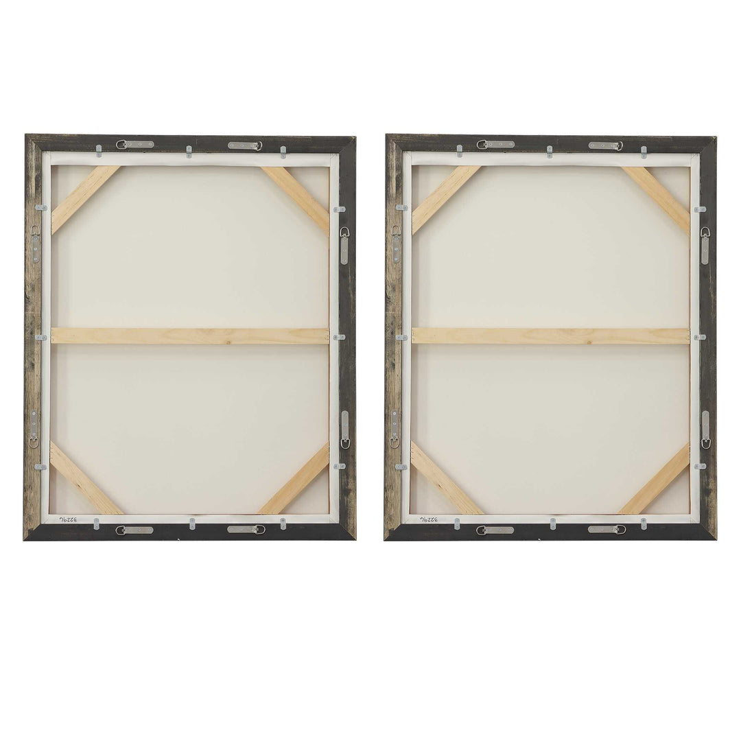 American Home Furniture Uttermost Color Theory Framed Abstract Art Set of 2