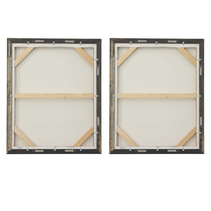American Home Furniture Uttermost Color Theory Framed Abstract Art Set of 2