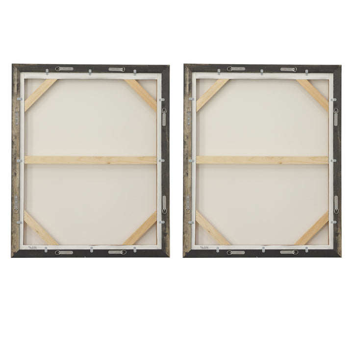 American Home Furniture Uttermost Color Theory Framed Abstract Art Set of 2