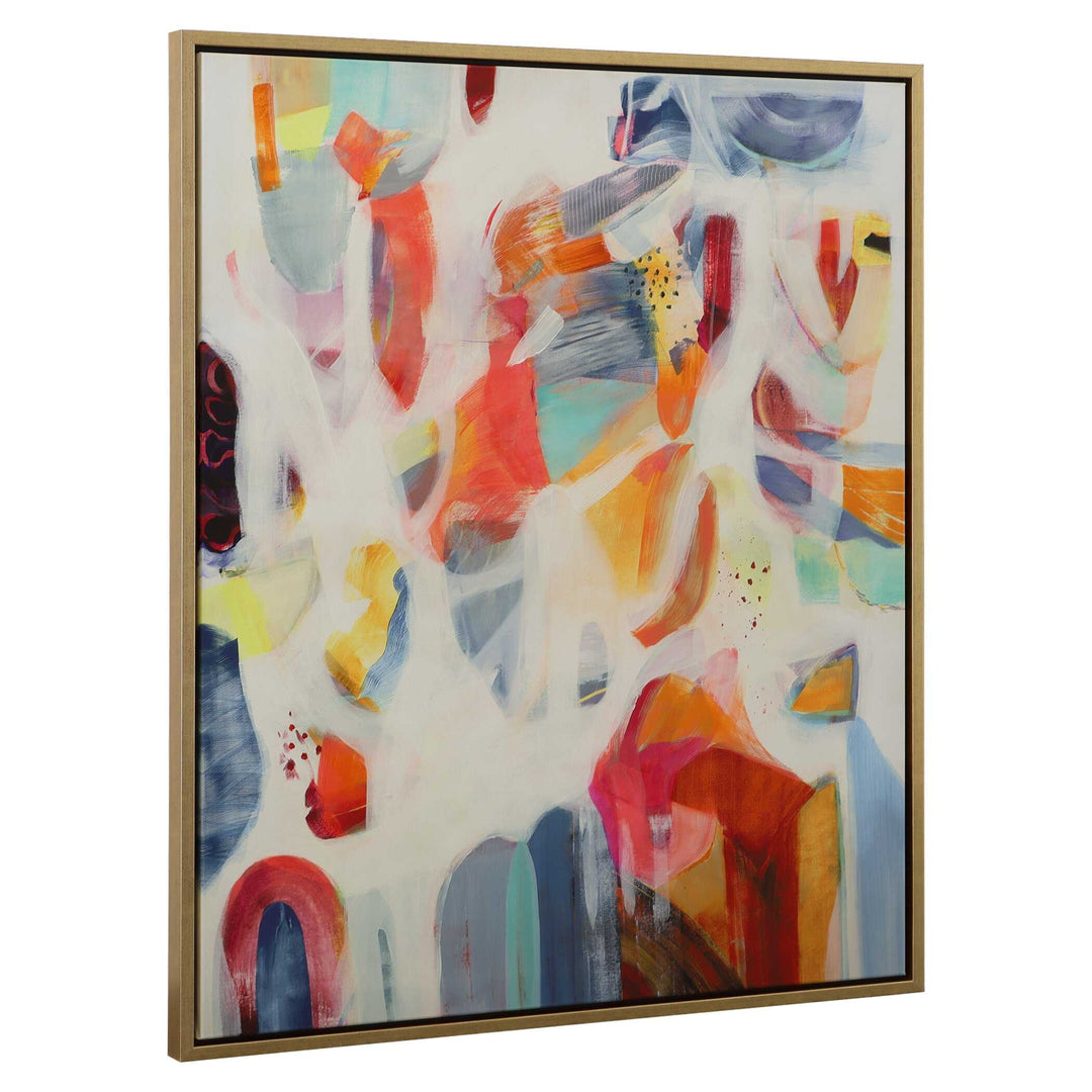 American Home Furniture Uttermost Reawaken Framed Abstract Art