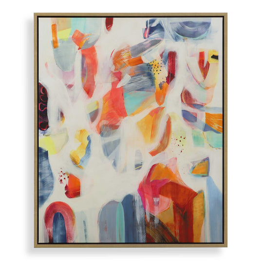American Home Furniture Uttermost Reawaken Framed Abstract Art
