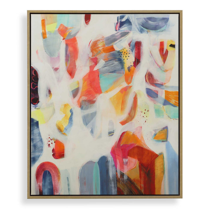 American Home Furniture Uttermost Reawaken Framed Abstract Art