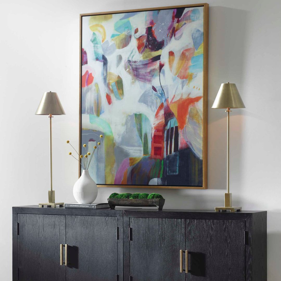 American Home Furniture Uttermost Renewal Framed Abstract Art