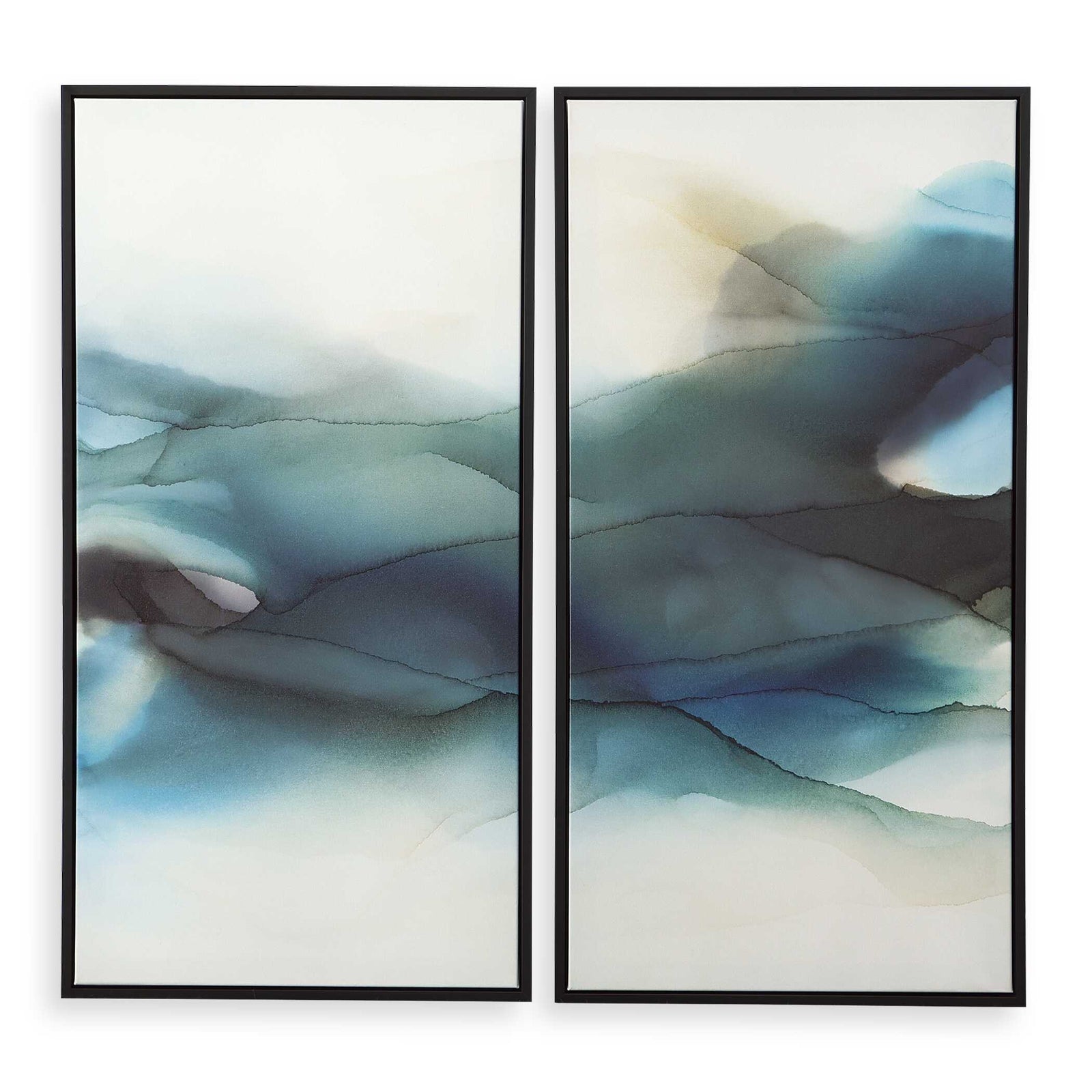 American Home Furniture Uttermost September Desert Modern Watercolor Art Set of 2