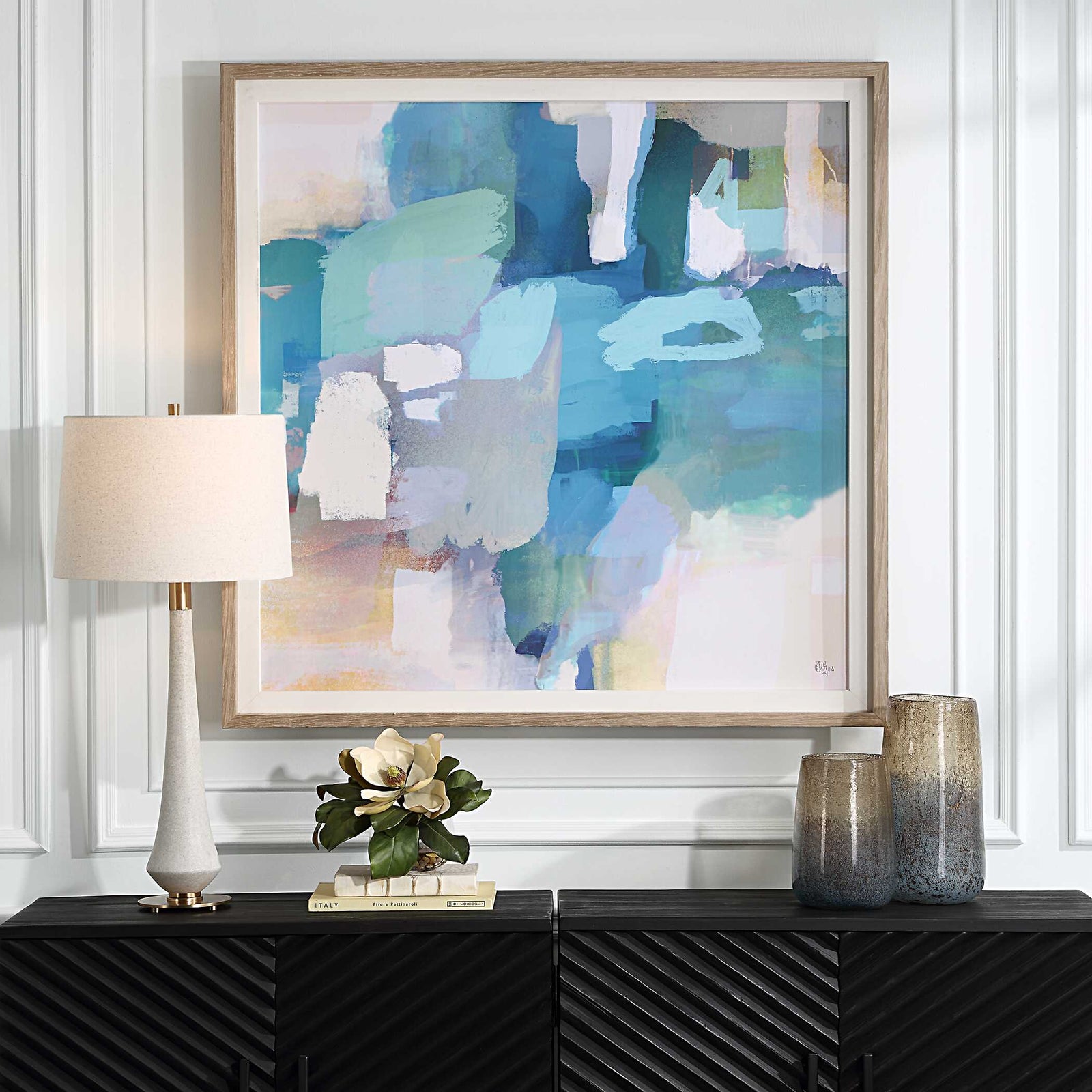 American Home Furniture Uttermost Continue On Abstract Framed Print