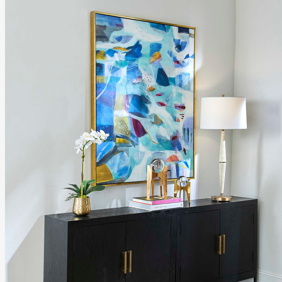American Home Furniture Uttermost The Story Of Water Abstract Art