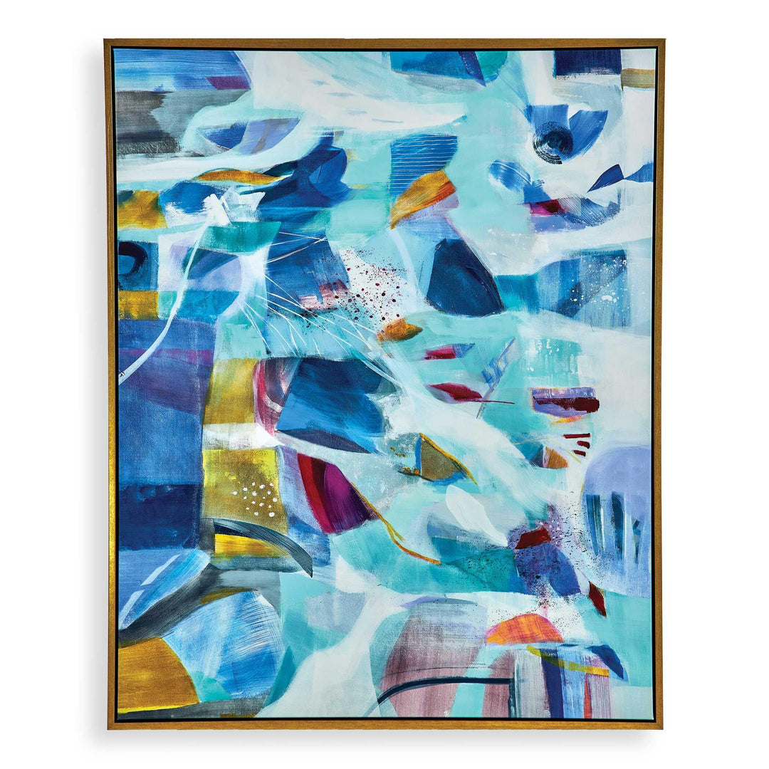 The Story Of Water Abstract Art - AmericanHomeFurniture