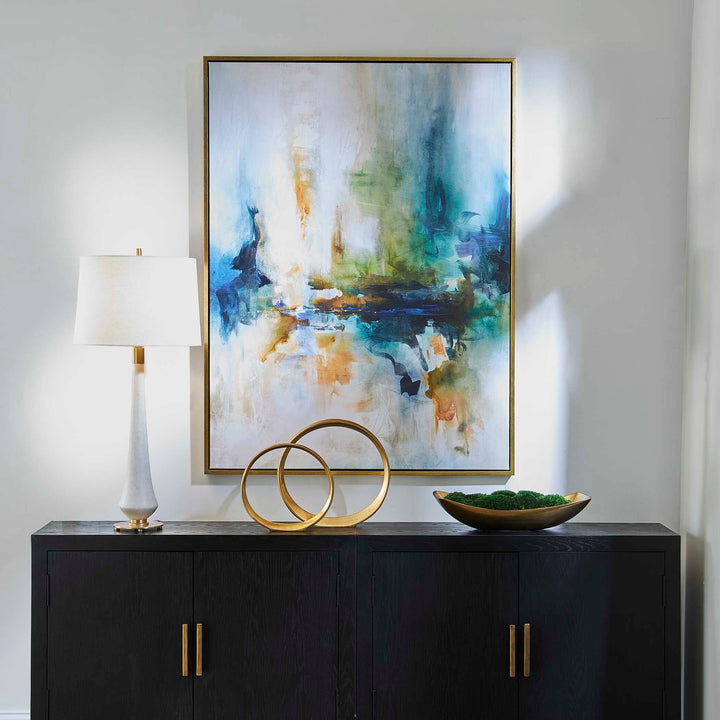 American Home Furniture Uttermost Excursion Framed Abstract Art