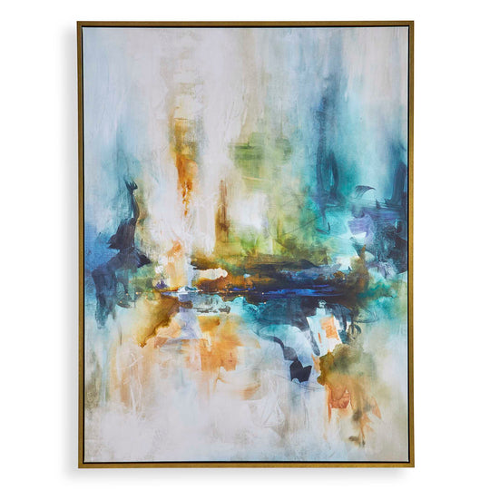 American Home Furniture Uttermost Excursion Framed Abstract Art