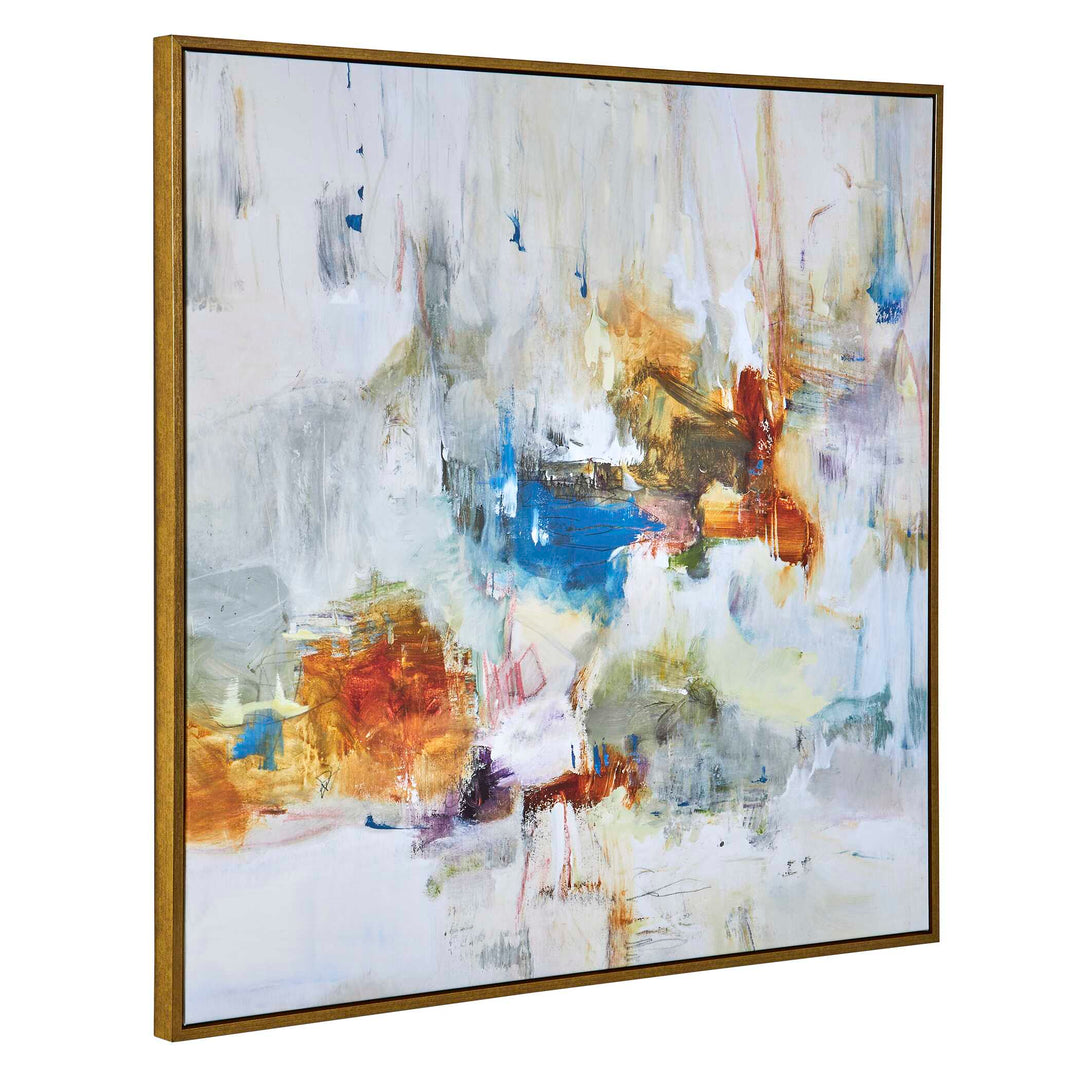 American Home Furniture Uttermost In The Beginning Framed Abstract Art