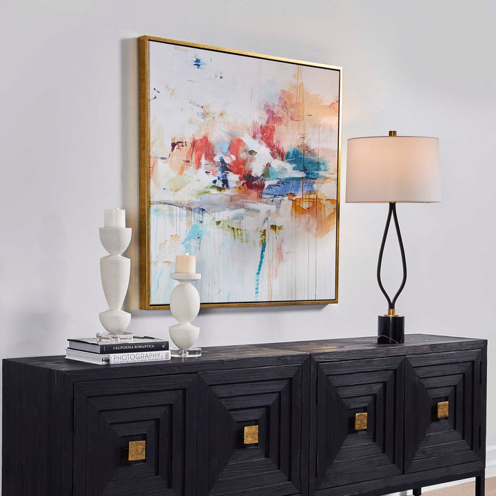 American Home Furniture Uttermost Dream State Framed Abstract Art