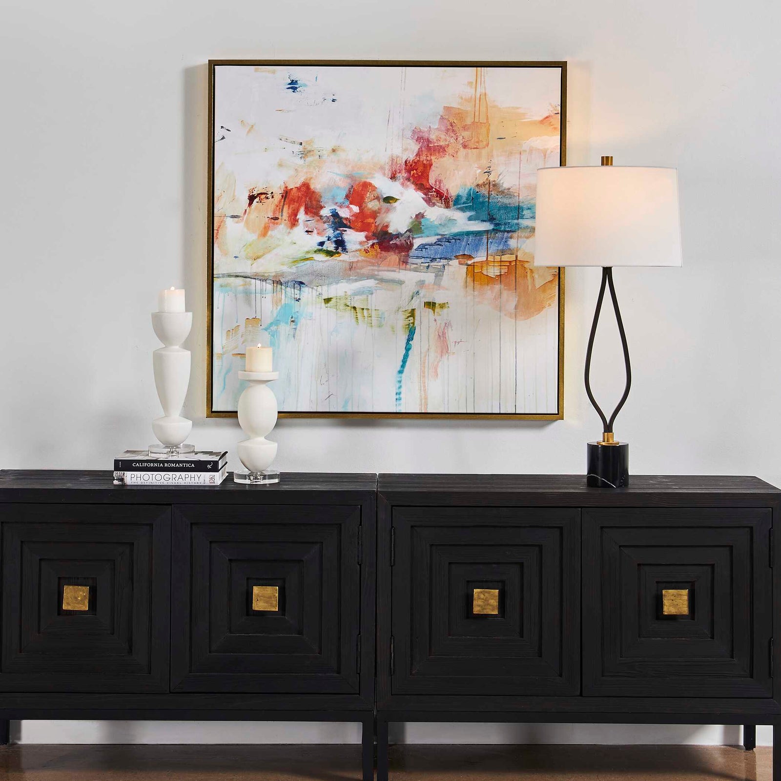 American Home Furniture Uttermost Dream State Framed Abstract Art