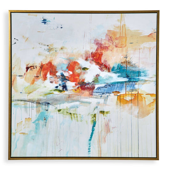 American Home Furniture Uttermost Dream State Framed Abstract Art