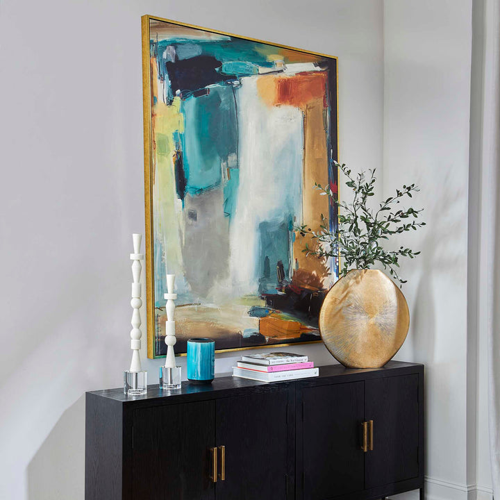 American Home Furniture Uttermost Painters High Revisited Framed Abstract Art