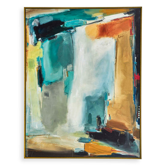 American Home Furniture Uttermost Painters High Revisited Framed Abstract Art