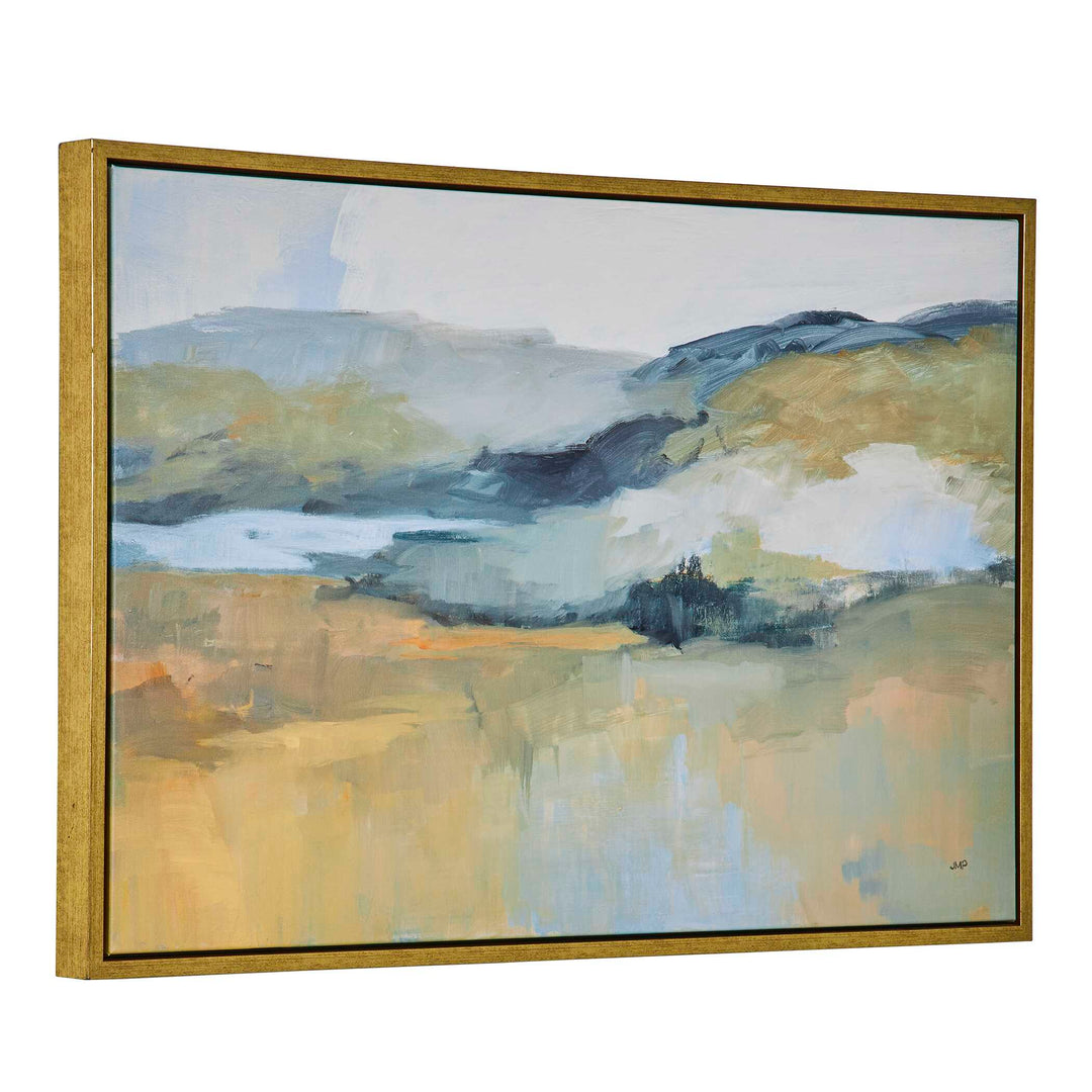 American Home Furniture Uttermost Folded Hills Framed Landscape Art