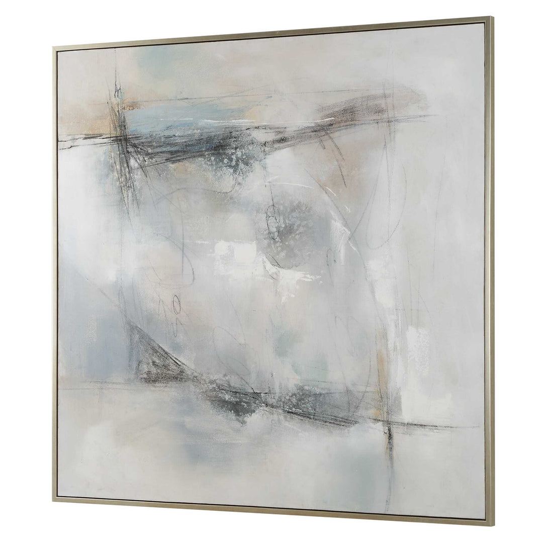 American Home Furniture Uttermost Contort Hand Painted Abstract Art