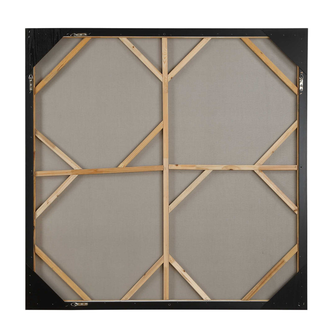 American Home Furniture Uttermost Contort Hand Painted Abstract Art