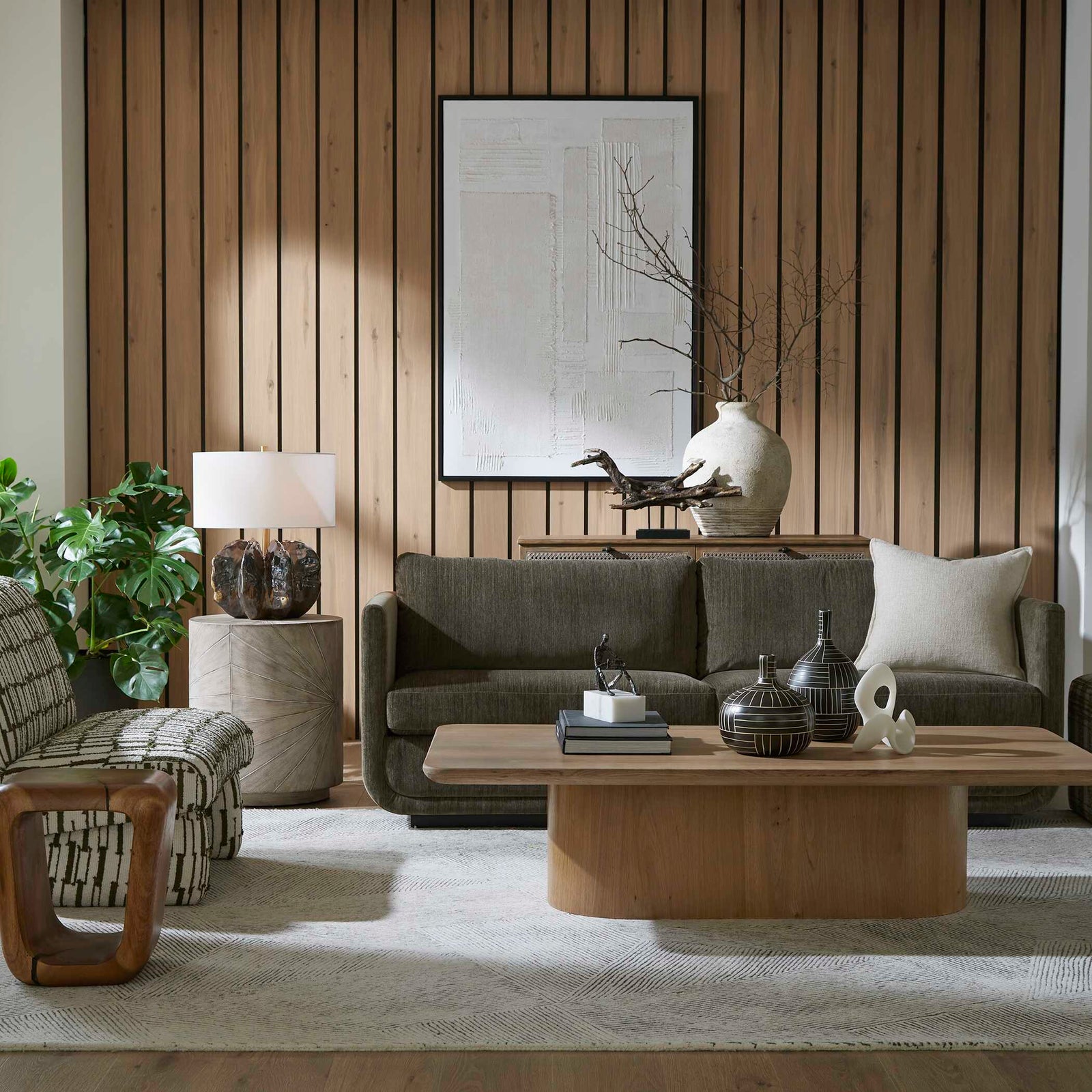 American Home Furniture Uttermost Clean Slate Hand Painted Canvas