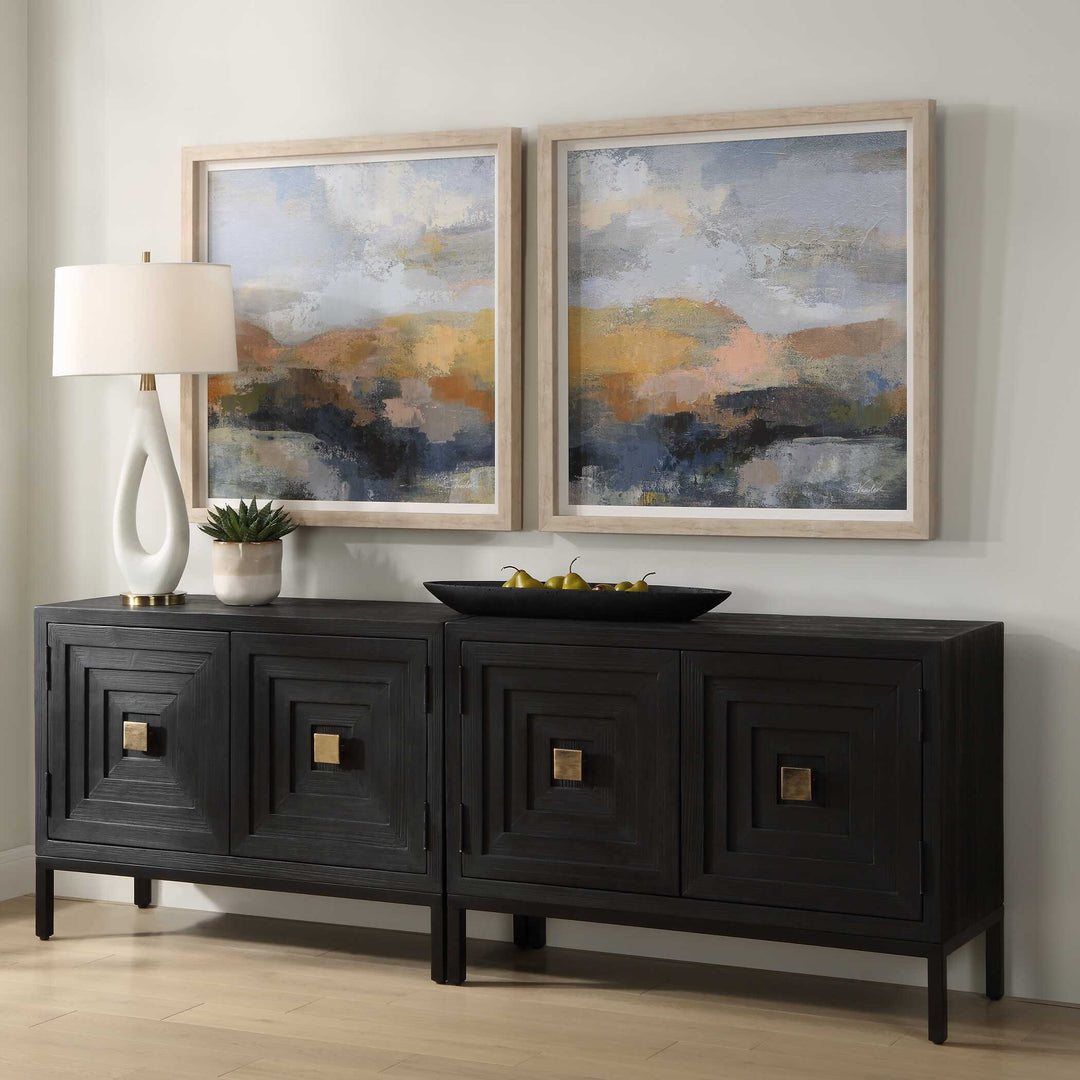 American Home Furniture Uttermost Dusk Framed Prints, S/2