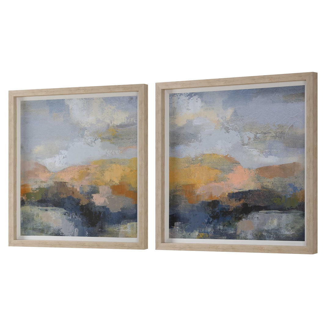 American Home Furniture Uttermost Dusk Framed Prints, S/2