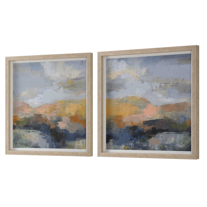 American Home Furniture Uttermost Dusk Framed Prints, S/2