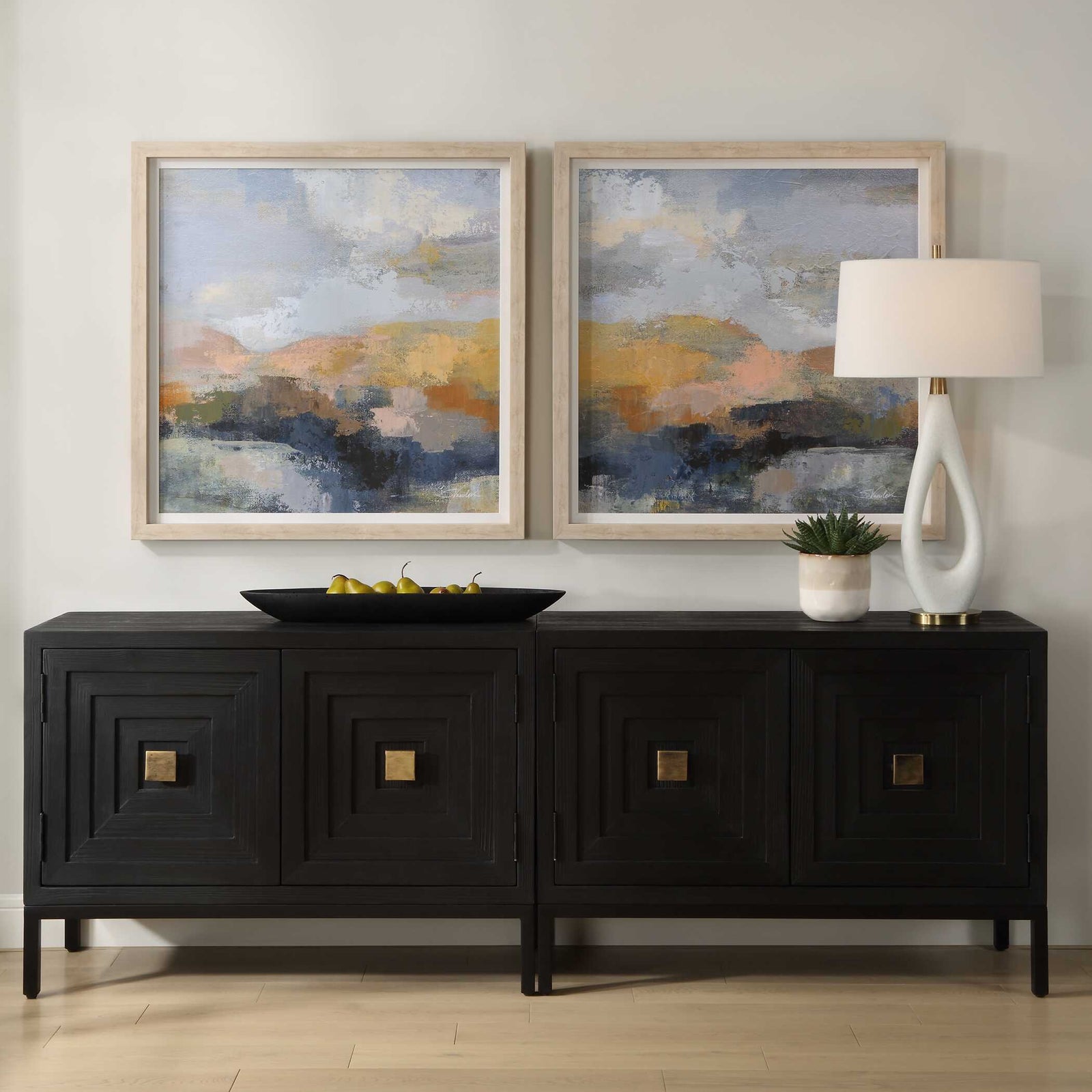 American Home Furniture Uttermost Dusk Framed Prints, S/2