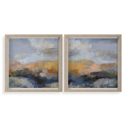 American Home Furniture Uttermost Dusk Framed Prints, S/2