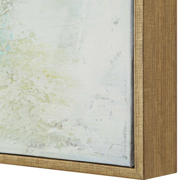 American Home Furniture Uttermost Blissful Hand Painted Abstract Art