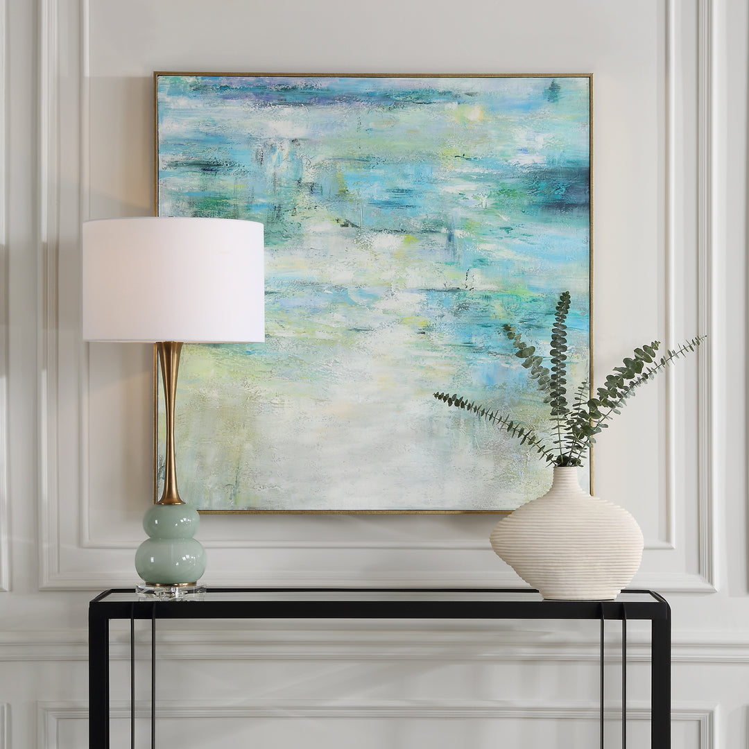 American Home Furniture | Uttermost - Blissful Hand Painted Abstract Art