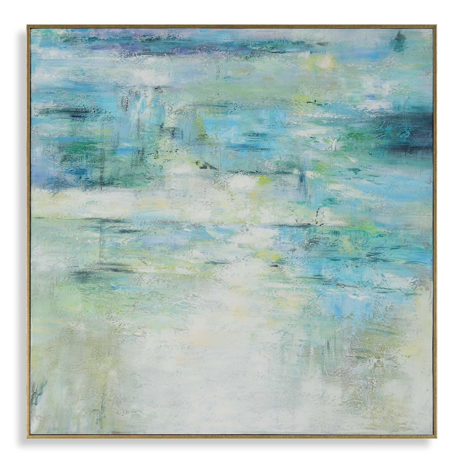 American Home Furniture Uttermost Blissful Hand Painted Abstract Art