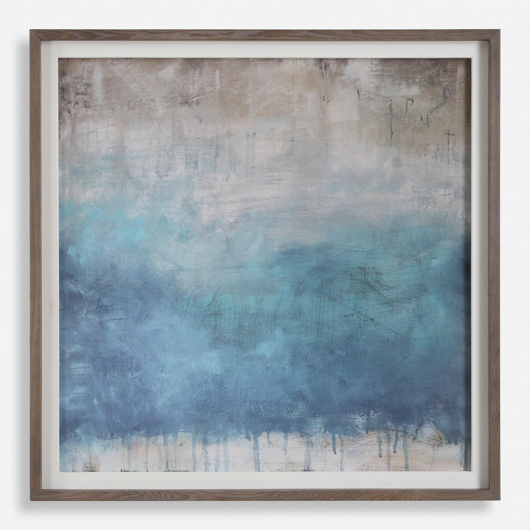 American Home Furniture | Uttermost - Serenity Paused Framed Abstract Print