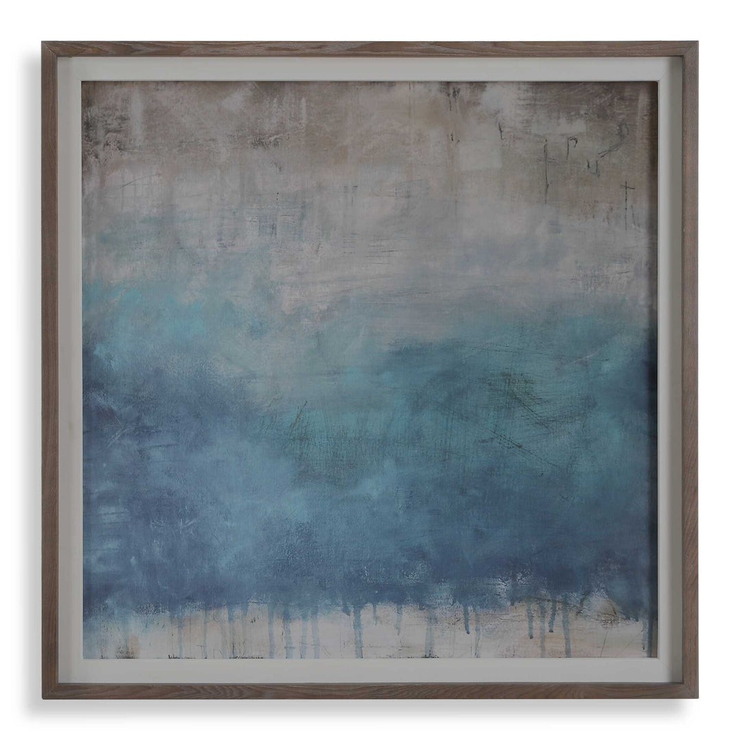 American Home Furniture Uttermost Serenity Paused Framed Abstract Print