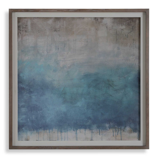 American Home Furniture Uttermost Serenity Paused Framed Abstract Print