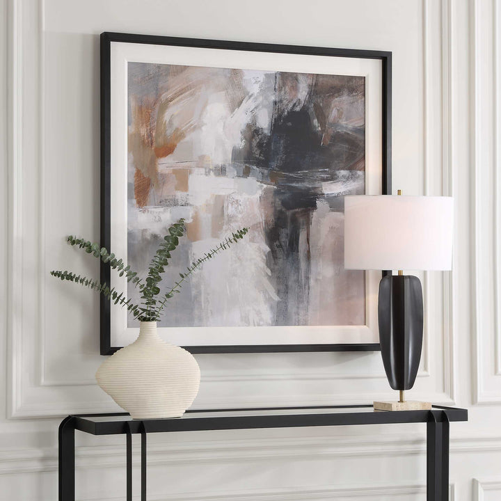 American Home Furniture Uttermost Wings Neutral Abstract Framed Print