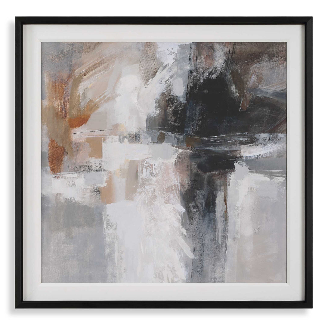 American Home Furniture Uttermost Wings Neutral Abstract Framed Print