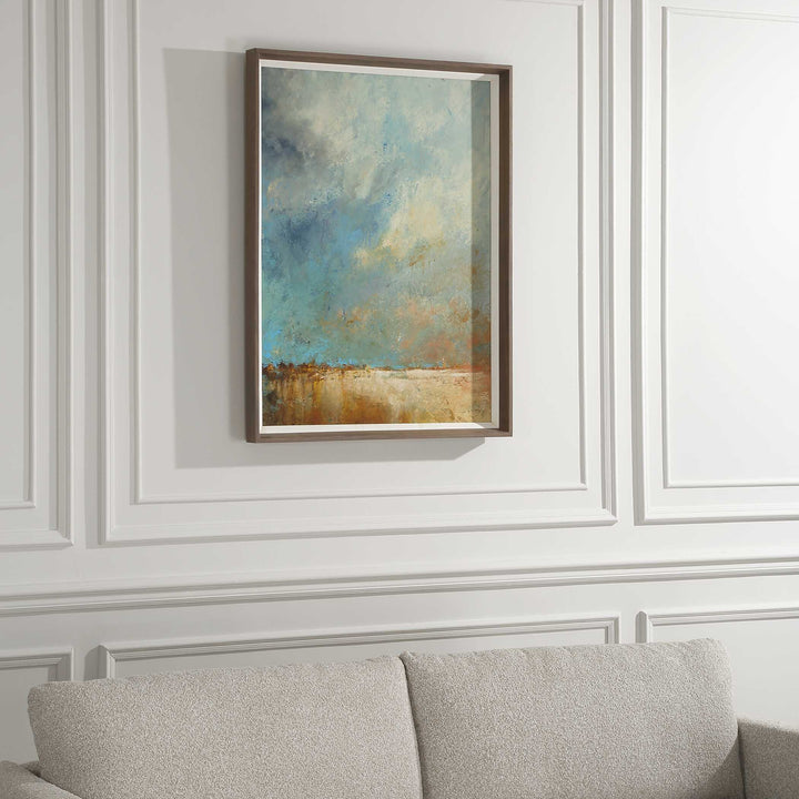 American Home Furniture Uttermost Vista Grande Framed Desertscape Print