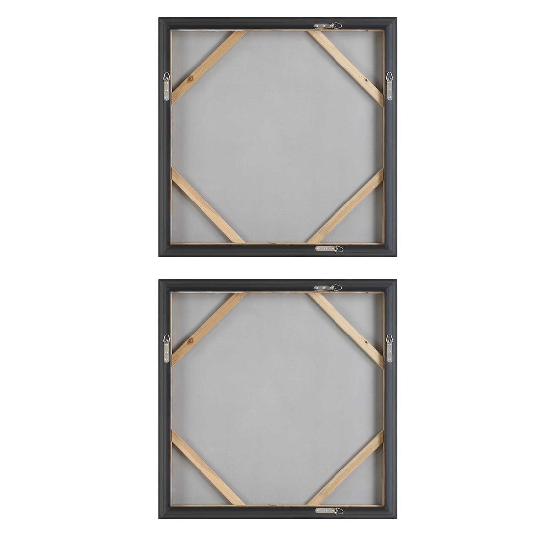American Home Furniture Uttermost Unpredictable Hand Painted Canvases Set of 2