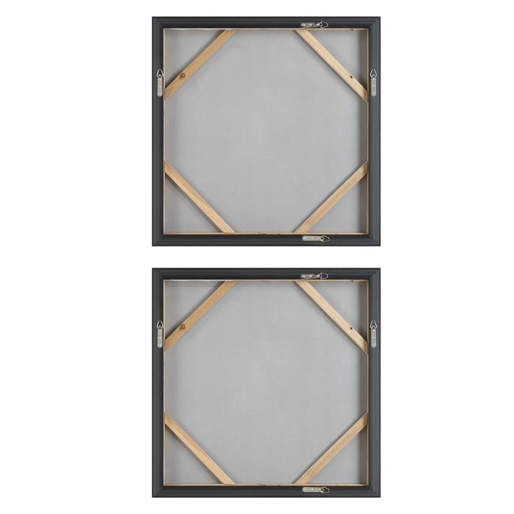 American Home Furniture Uttermost Unpredictable Hand Painted Canvases Set of 2